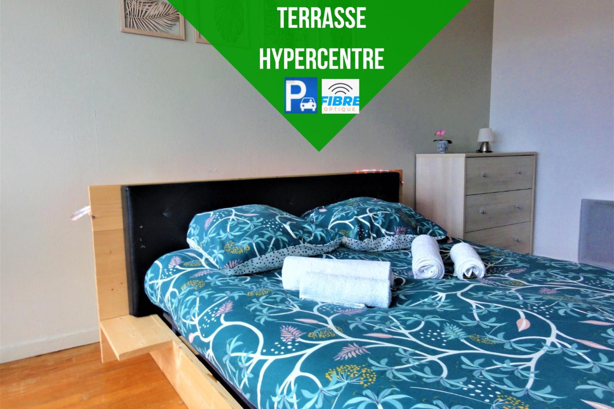 La Dolce Vita -T2 52M2- Dernier Etage- Terrasse-Parking-Wifi Fibre Apartment Tarbes Exterior photo